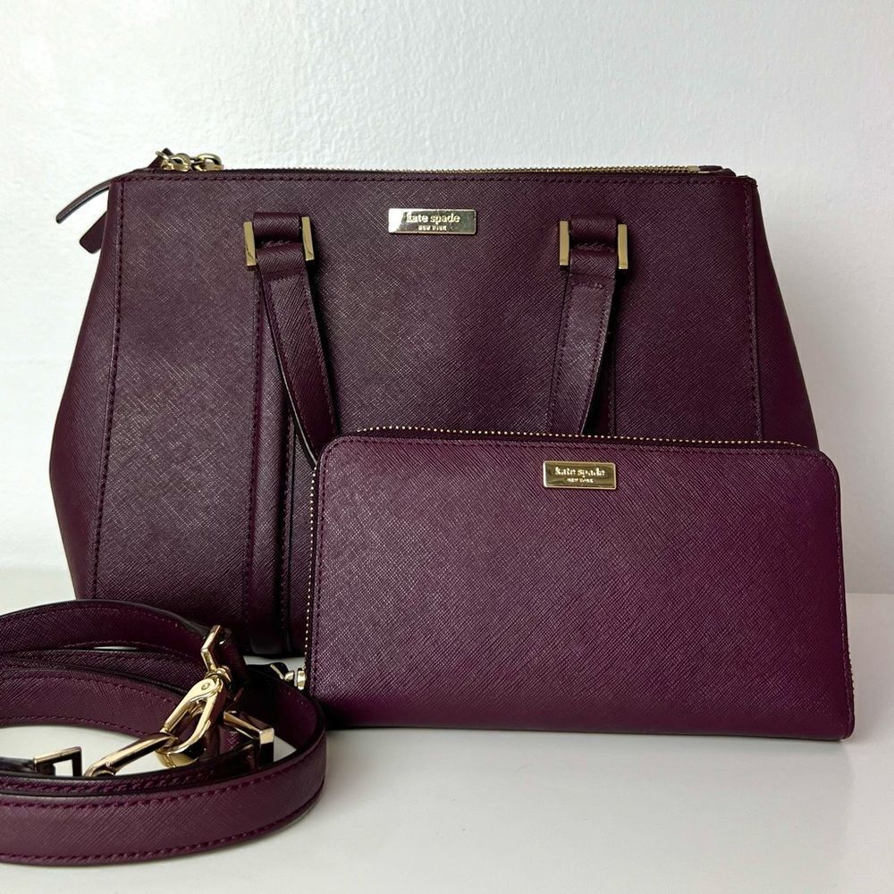 ♥️ kate spade satchel and wallet set ♥️